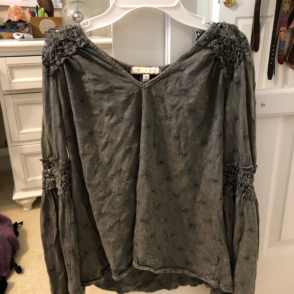 Green blouse